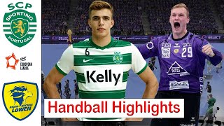 Sporting CP Vs Rhein-Neckar Löwen handball Highlights | Quarter-finals | EHF European League 2024