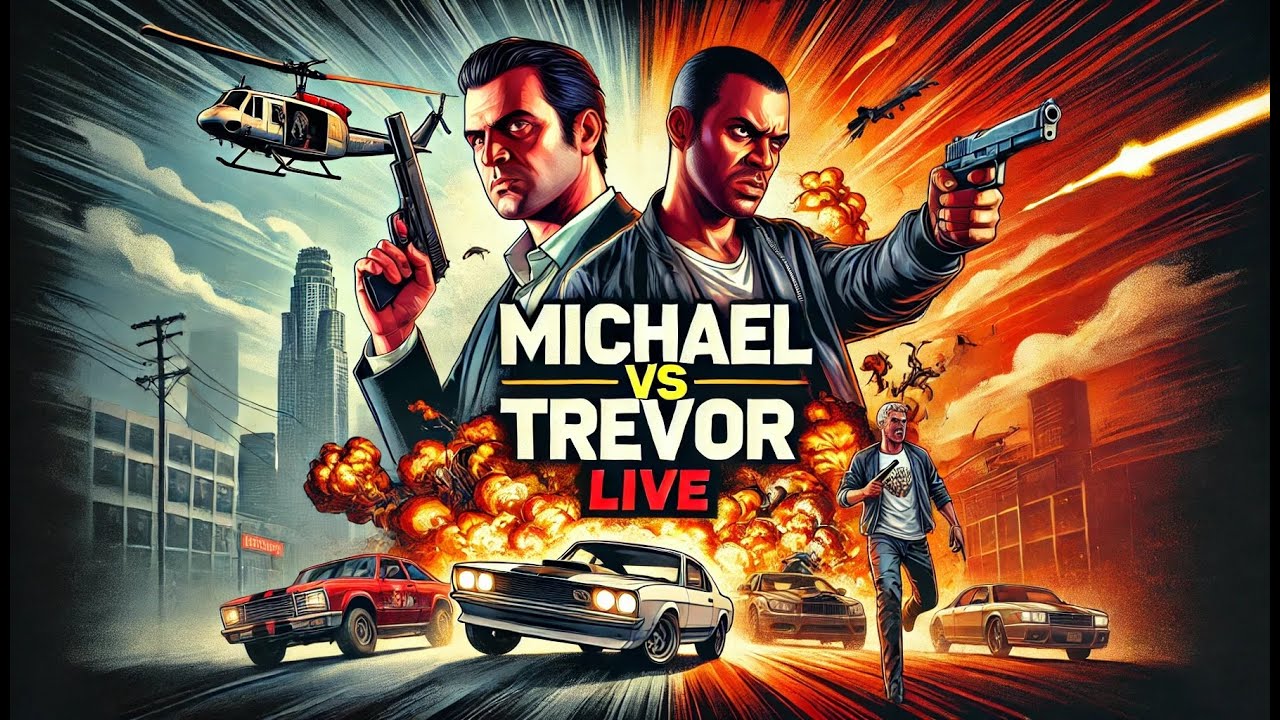 🔥 GTA 5 Live: Michael vs Trevor Showdown! 🚔💥 (Missions & Chaos!) - YouTube
