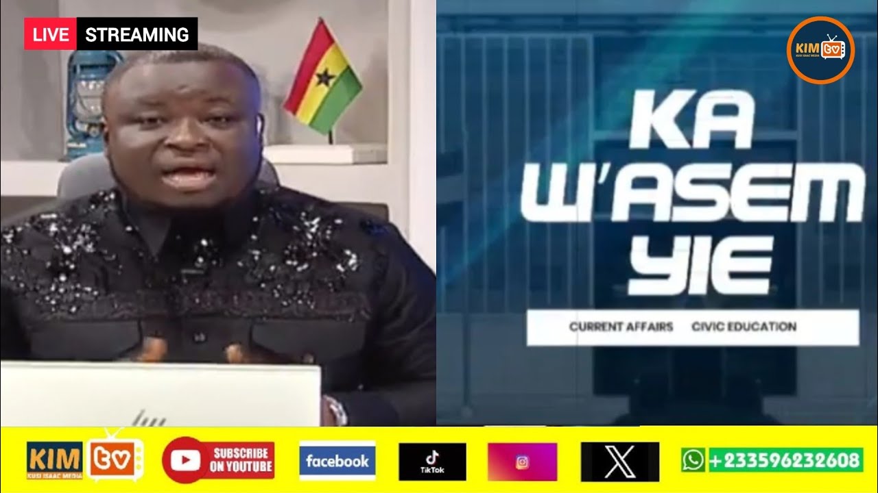 KA W'ASEM YIE ON ONUA TV - By MR SPEAKER LIVE ON KUSI ISAAC MEDIA /07/03/2026