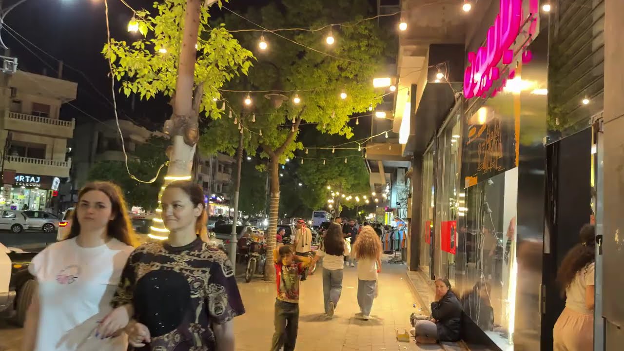 دقه 4K جوله مسائيه بشارع الحضاره الى دوار النزهه بحمص ب تاريخ 2025/8/5