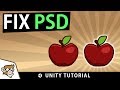 Fixing PSD Options in Unity