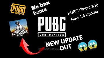 How to download/update PUBG Mobile 1.3 Global & Korean App Update  |  Link and Steps in Description