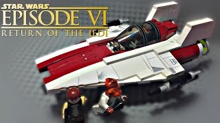 LEGO Star Wars - A-Wing Starfighter (75003) - Review + Upgrade