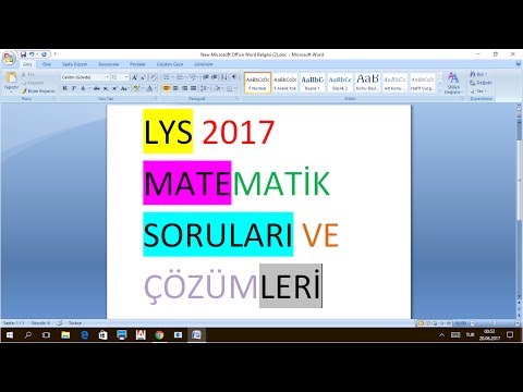 LYS 2017 matematik soru çözümleri-FULL tek video