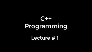 C++ programming lecture 1