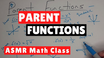 Parent Functions - ASMR Math Class - Male Whispers, Sharpie & Paper Sounds