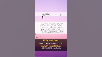 سورة البقرة آية 217 Sourah al Bakarah Ayat 217 #quran