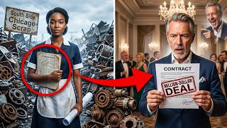 The Billionaire Laughed at the Waitress Selling Scrap Metal — Until She Signed a Million Dollar Deal