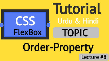 How to use Order Property in CSS Flexbox |Order Property| tutorial in Urdu and Hindi.