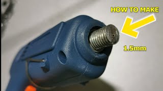 How to make nozzle for glue gun
