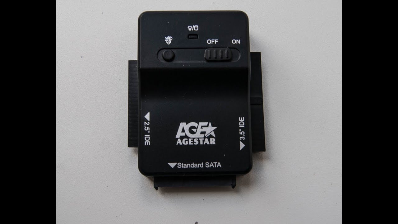 AGESTAR. Адаптер переходник для жестких дисков. Проверка ...