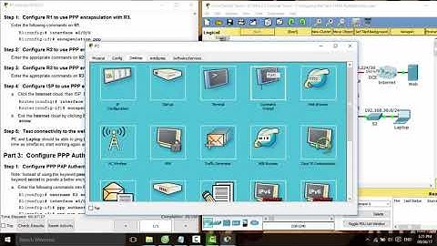 [CCNAv6 S4] 2.3.2.6 Packet Tracer - Configuring PAP and CHAP Authentication