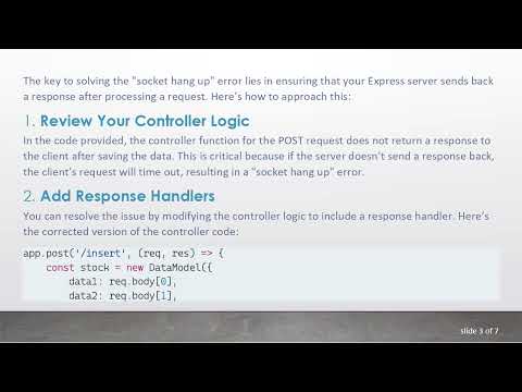 Solving the socket hang up Error with Axios in Node.js