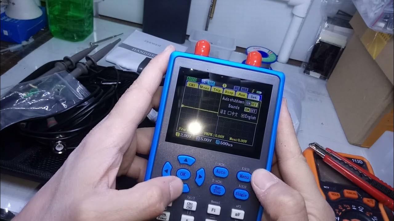 DSO2512G Oscilloscope (fast video) - YouTube