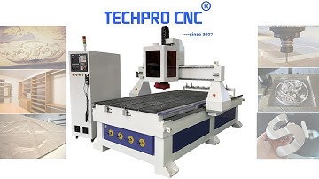 Heavy bed series ATC CNC Router TPM1325C Video introduction by TechProCNC1