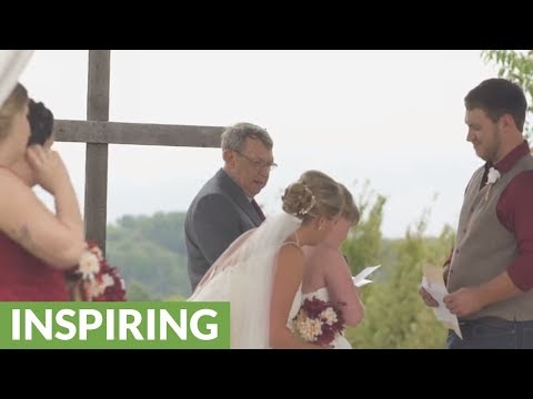 Groom reads emotional vows to bride's sister with Down Syndrome