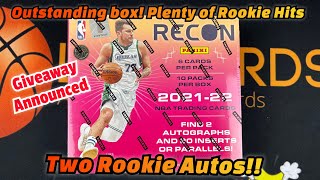 🔥2021-22 Recon Basketball Hobby Box Review + Giveaway Announcement 🎁 screenshot 4