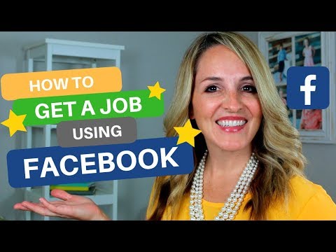 How To Get A New Job Using Facebook - Facebook Job Search Tips