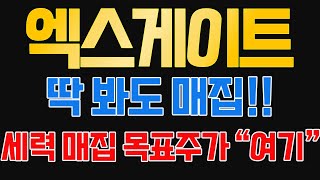[엑스게이트 분석] 향후 주가전망. 양잠컴퓨터 상용화!! 매집흔적!! 앞으로 오를 일만 남았다!!