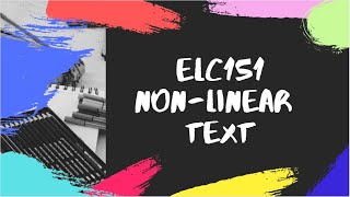 ELC151 Reading Strategies: Non-linear Text