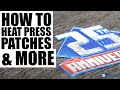 How to Best Heat Press Patches, Emblems & More Onto Any Apparel