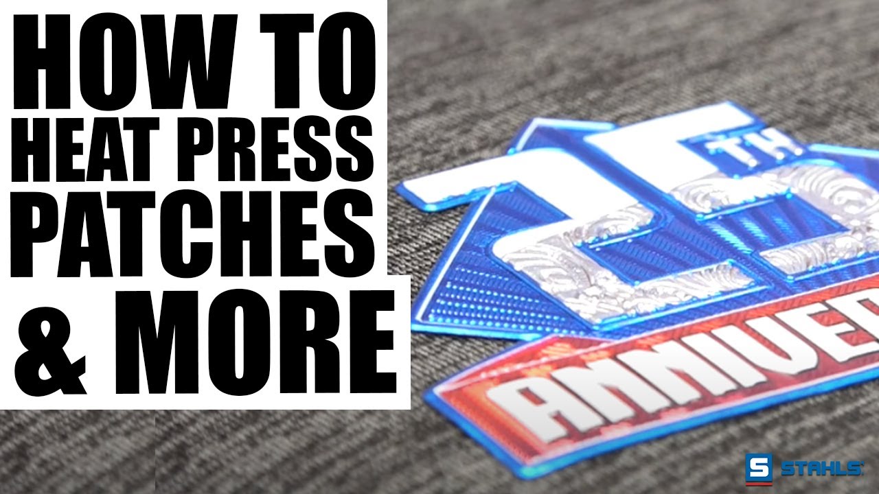 How To Best Heat Press Patches Emblems More Onto Any Apparel YouTube How To Best Heat Press Patches Emblems More Onto Any Apparel YouTube