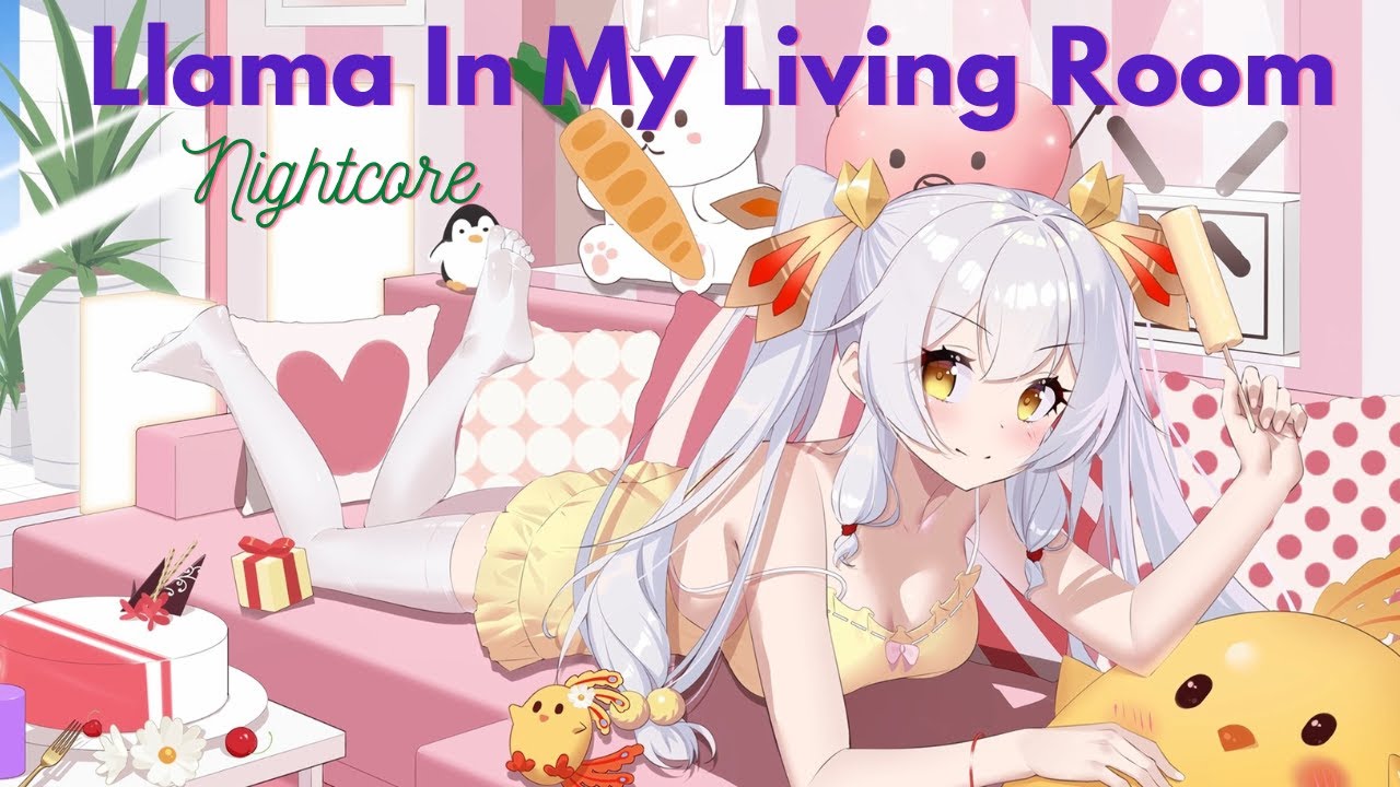 Llama In My Living Room Lyrics Video