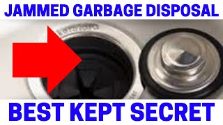 Famous NEVER Fix A Jammed Garbage Disposal Until Watching This! Quick & Easy Wealth