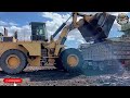 Insane CAT 992G Power! Giant Wheel Loader Loading Trucks with Coal in Seconds