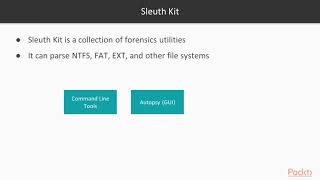 Digital Forensics Using Kali Linux : Sleuth Kit Overview | packtpub.com