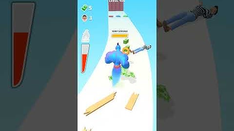 Muscle Rush - Gameplay - level 💯 (Android, ios)#shorts