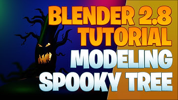 Modeling a spooky Halloween tree - Blender 2.8 Tutorial