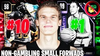 RANKING THE TOP 10 BEST NON-GAMBLING SMALL FORWARDS IN NBA 2K24 MyTEAM!!