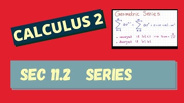 Series 11.2 Calculus 2