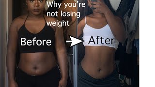 Not  losing weight THIS IS WHY | Mistakes | Lose belly fat fast | Apple cider vinegar