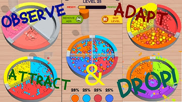 Bead Sort Gameplay Walkthrough 📱 Levels 1-20 FOR PERFECTIONISTS!! 😎