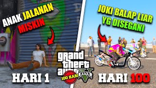 100 HARI DI GTA 5 DARI ANAK JALANAN SAMPAI MENJADI JOKI BALAP LIAR PALING DITAKUTI screenshot 3