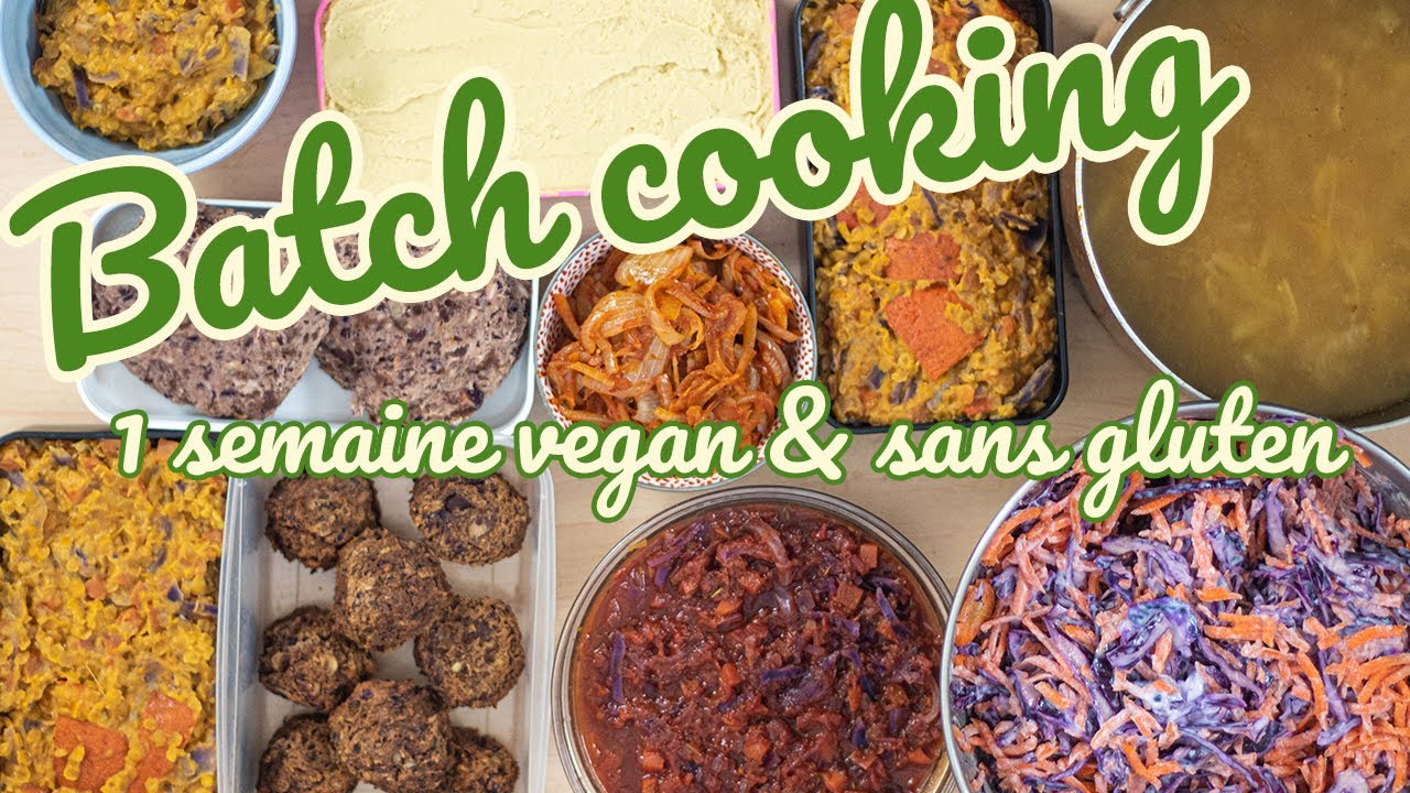 BATCH COOKING + METHODE - Vegan, sans gluten et économique (35€)