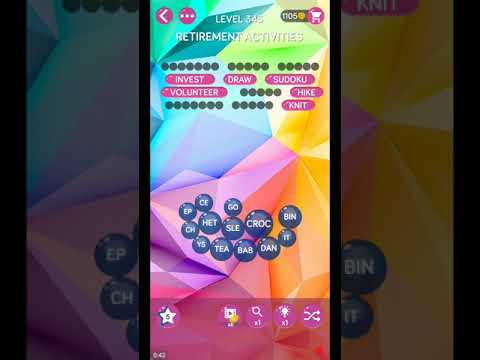 WORD PEARLS LEVEL 345 ANSWERS