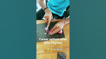 Career options after M Sc Physics | #jobsearch #entrepreneurship #iphone12