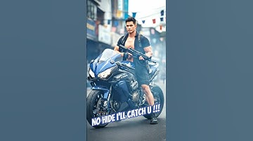 Pria maskulin jadi robot cool #ai #transformers #veo3 #robot #motorcycle #shorts