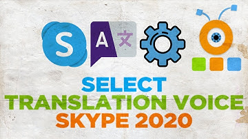 How to Select a Translation Voice in Skype 2020