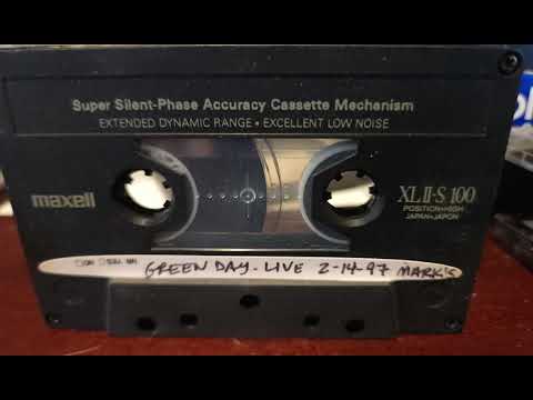 Green Day- Warehouse Show, East Oakland Ca 2/14/97 transfer from master or low gen audio cassette