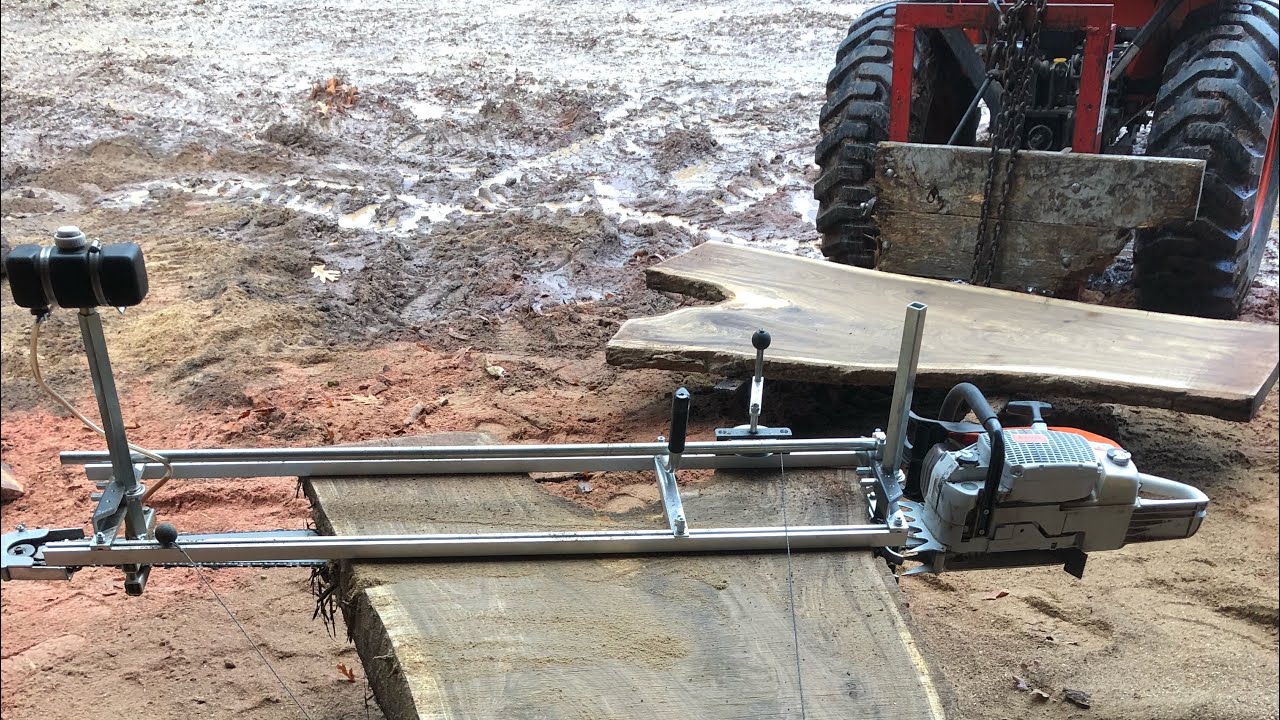 Stihl 880 + 66” Granberg Mill - YouTube