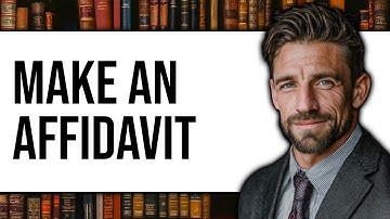 How To Make An Affidavit