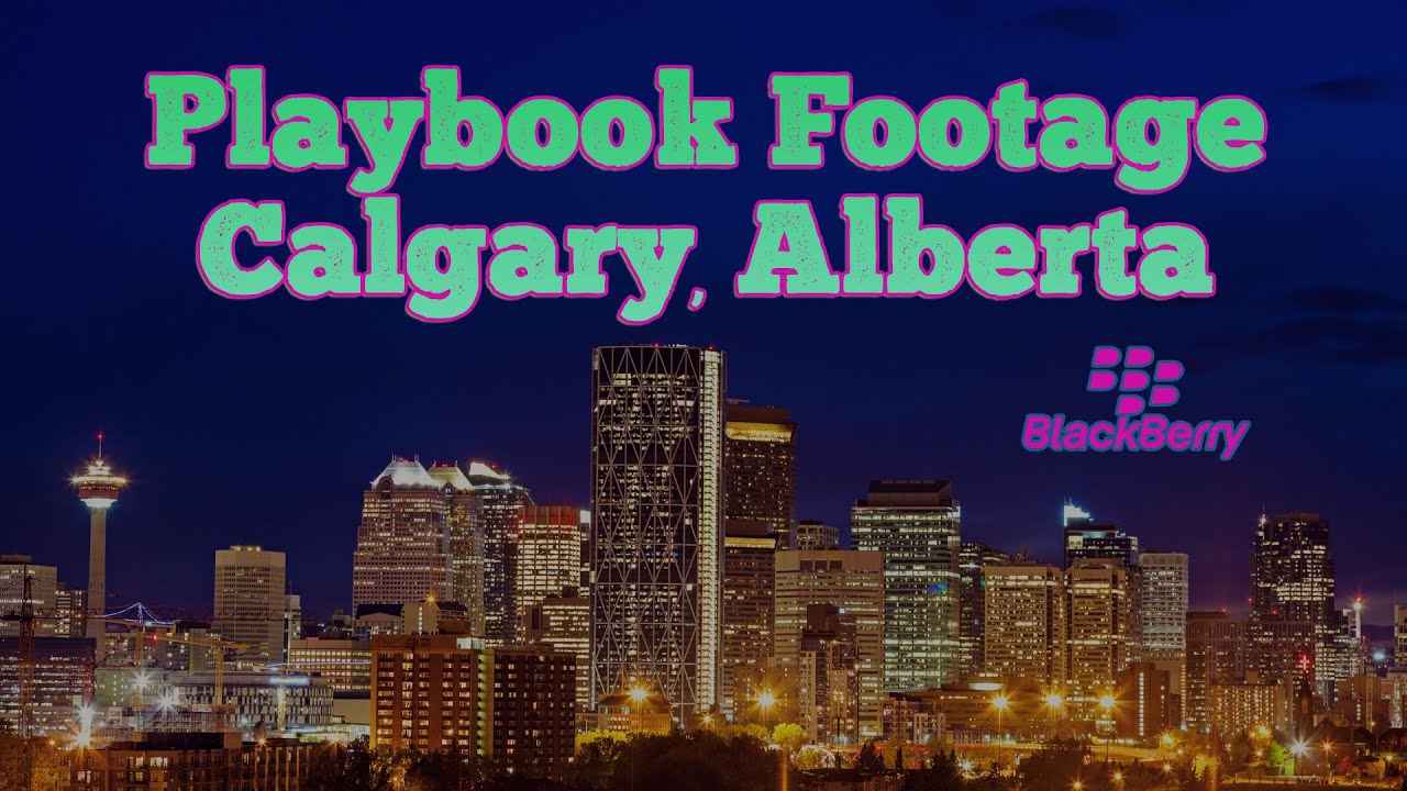 Blackberry Playbook Footage Calgary, Alberta YouTube