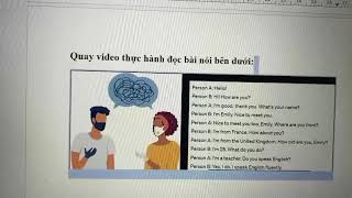(Homework) B2-12.10-Listening task  3 unit 1 and speaking "greeting " and " goodbye"