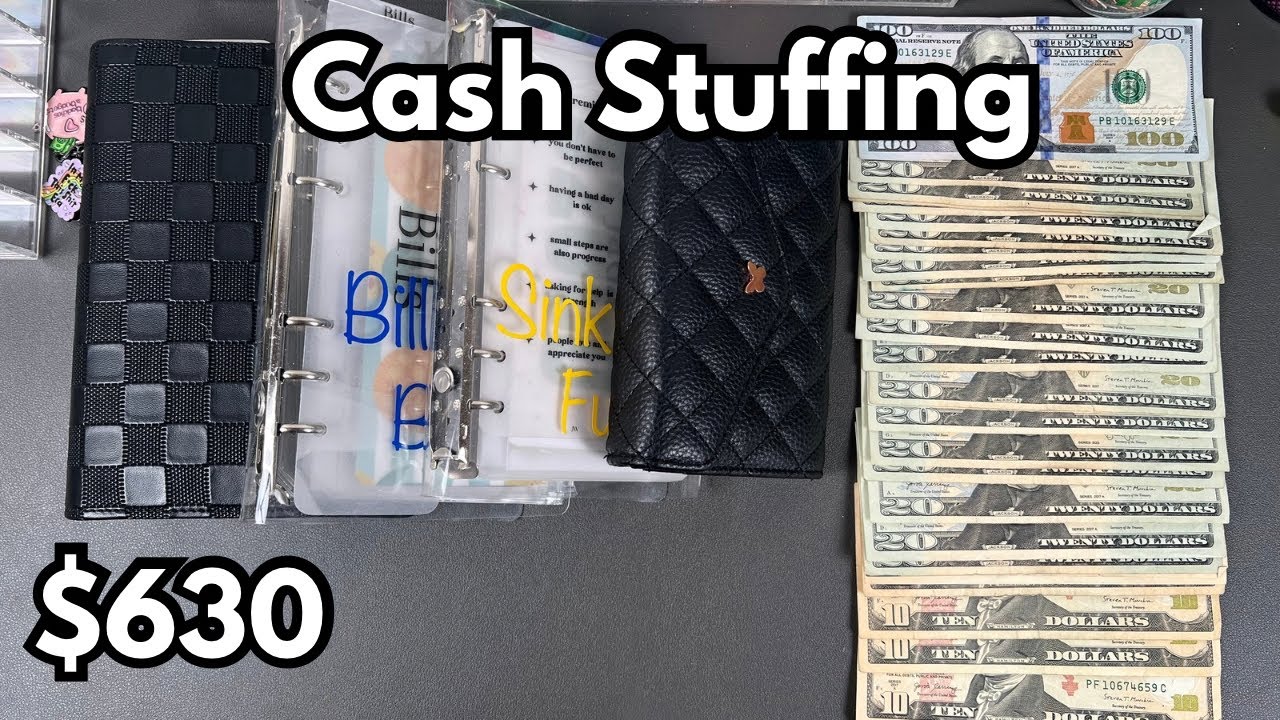 CASH STUFFING | $630 | FEBRUARY PAYCHECK #4 | LOW INCOME | #cashstuffing #envelopesystem #lowincome 