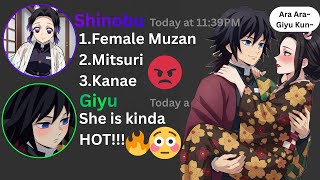 If Shinobu finds Giyu's Baddie List....? Demon Slayer Discord