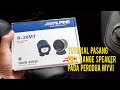 Toturial pasang alpine full range speaker perodua myvi  how to install alpine full range speaker